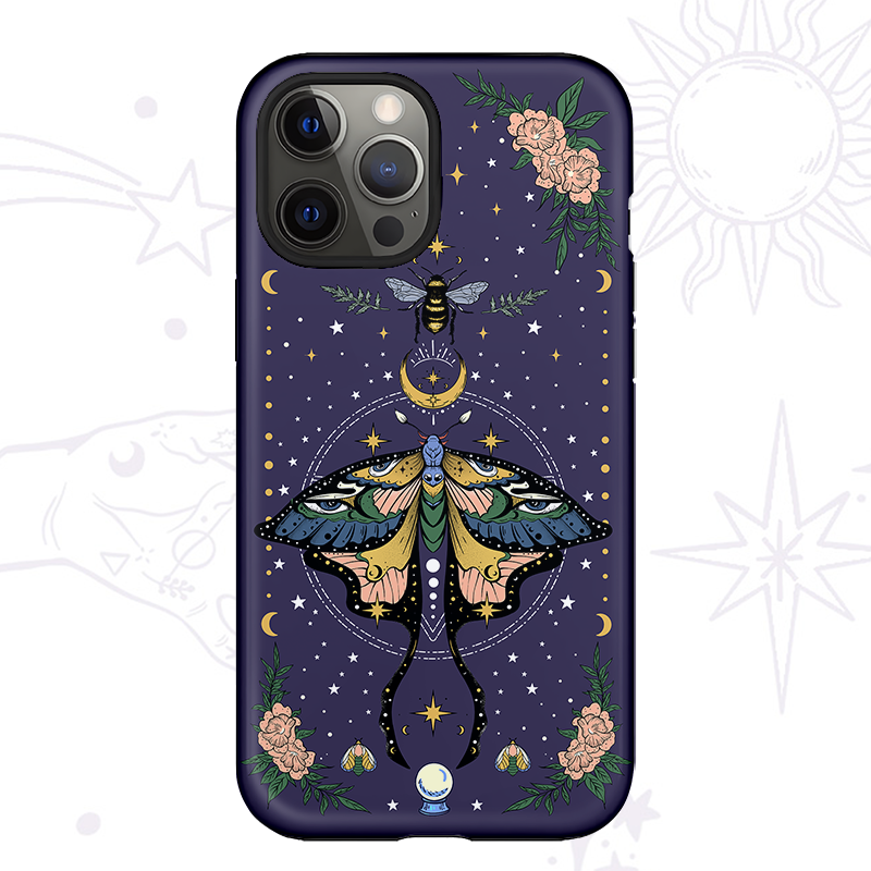 Purplehecate Mystical Moth Phone Case