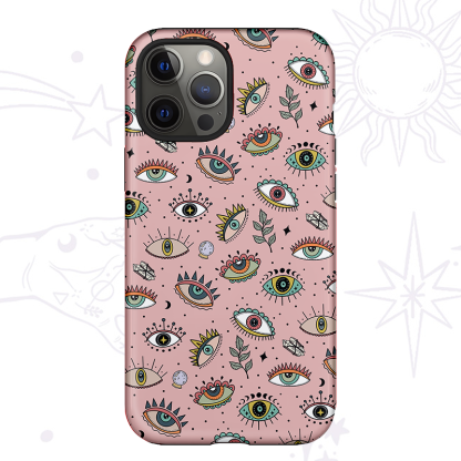 Purplehecate Evil Eye Pattern Phone Case