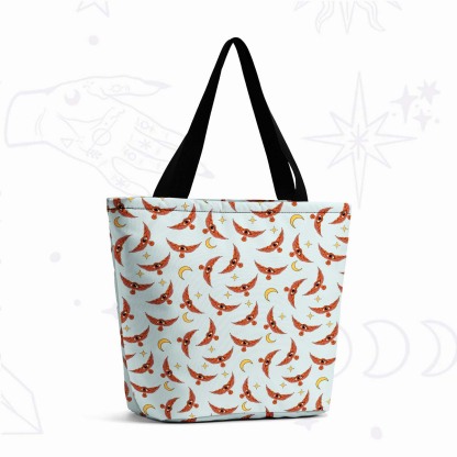 Purplehecate Moth and Moon Tote Shopping Bag