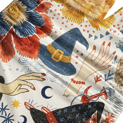 Purplehecate Witching Bloom One-Piece Swimsuit