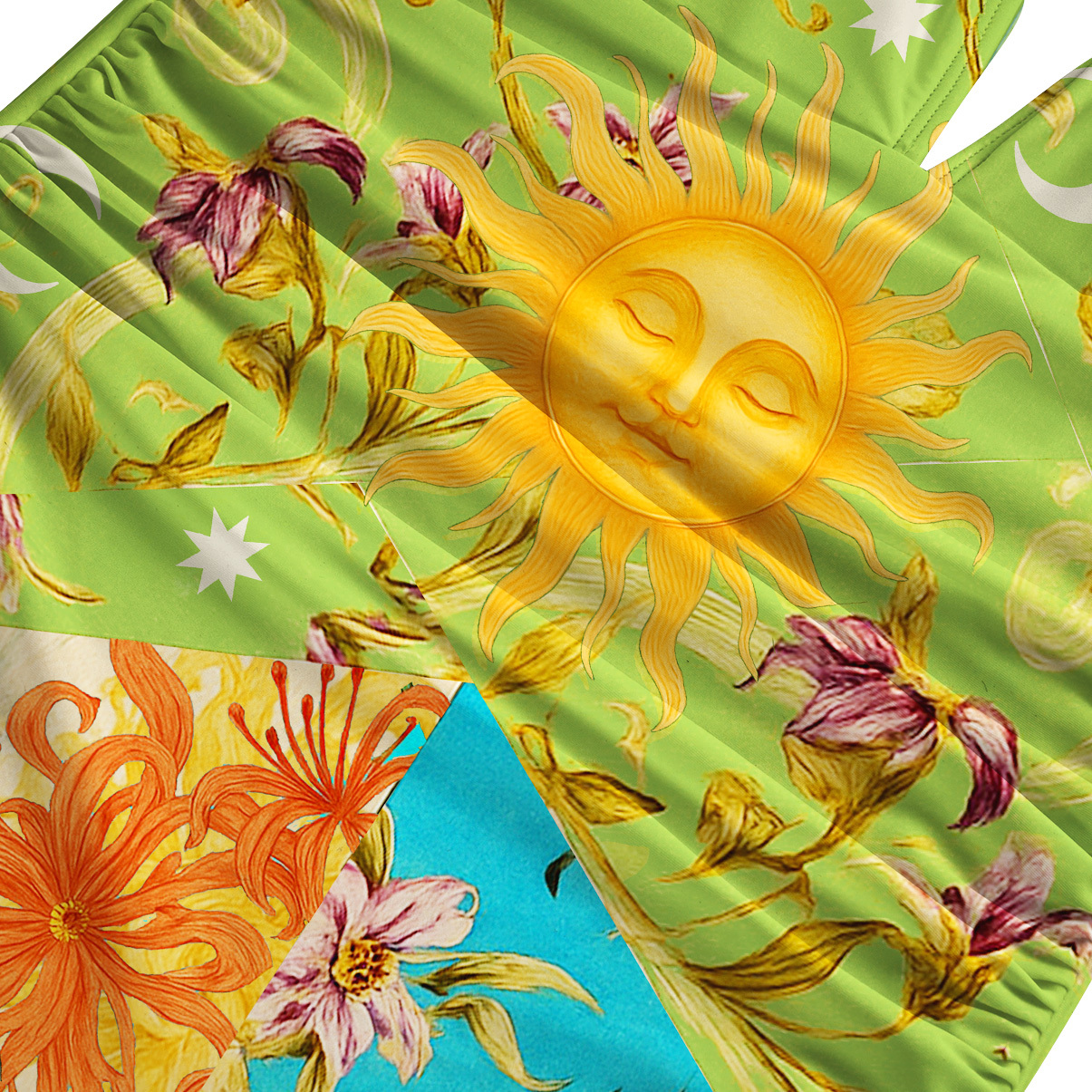 Purplehecate Sun Garden One-Piece Swimsuit