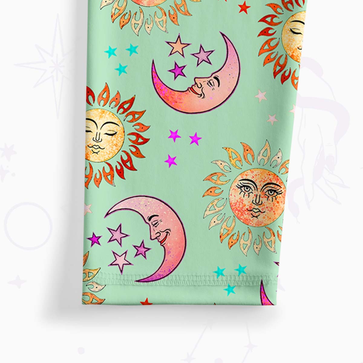 Purplehecate Dancing Suns and Lunar Dreams Yoga Pants Yoga Pants