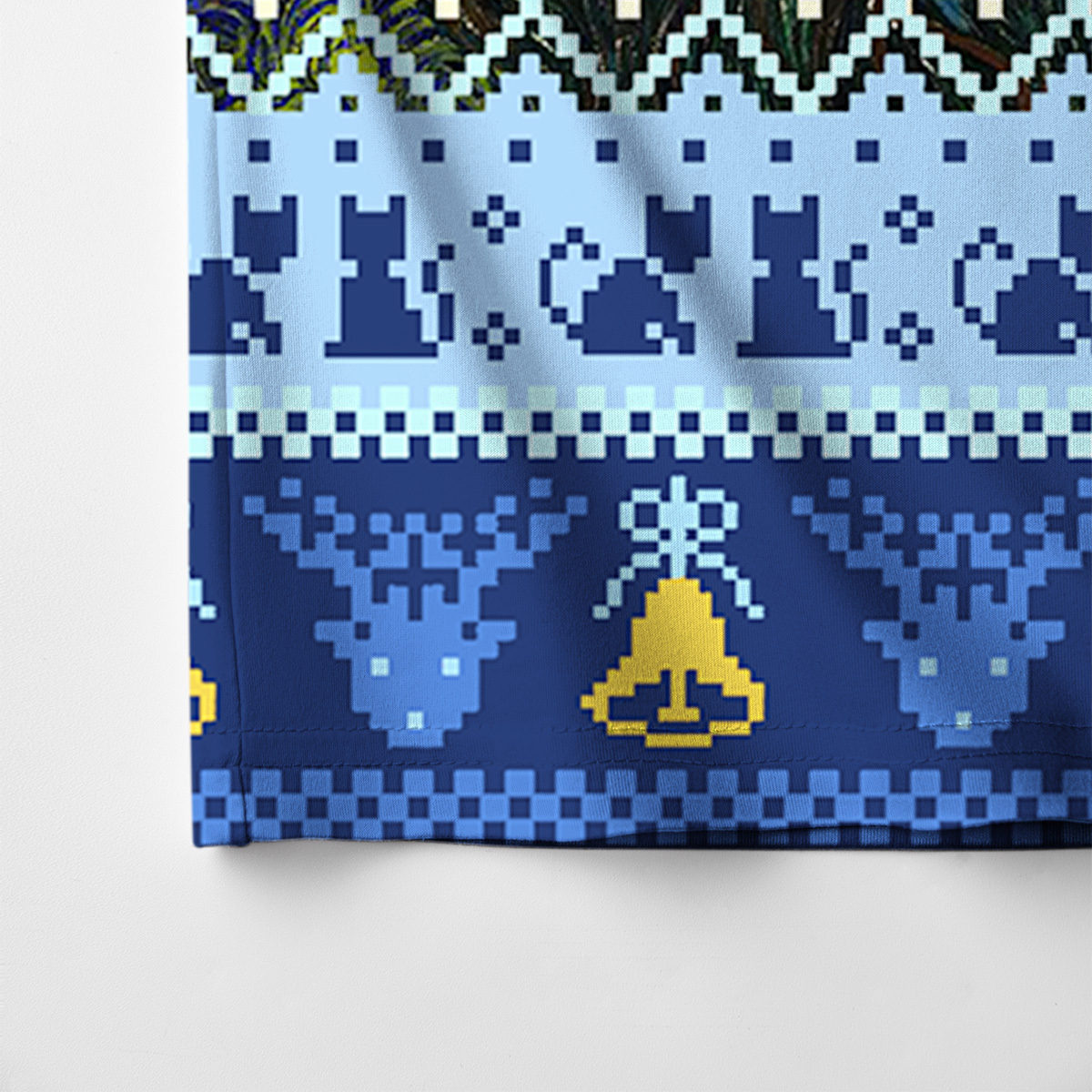 Purplehecate Witch Cat Under the Starry Night Christmas Pajamas