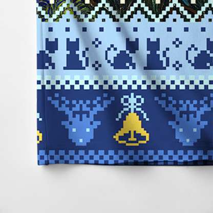 Purplehecate Witch Cat Under the Starry Night Christmas Pajamas