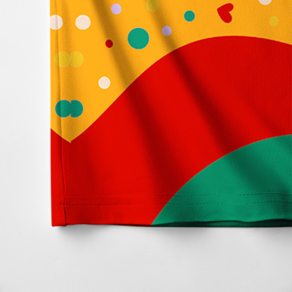 Purplehecate Dreamy Rainbow Waves Christmas Pajamas