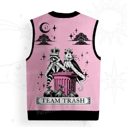 Purplehecate The Team Trash Kingdom Ugly Sweater Vest
