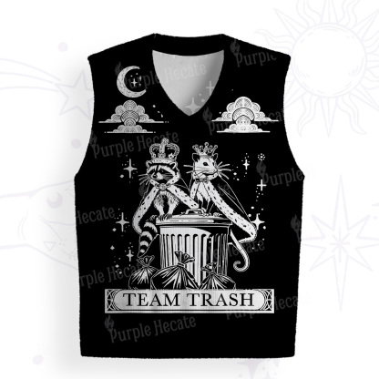 Purplehecate The Team Trash Kingdom Ugly Sweater Vest