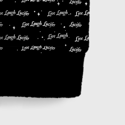 Purplehecate Live Laugh Lucifer Ugly Sweater Vest