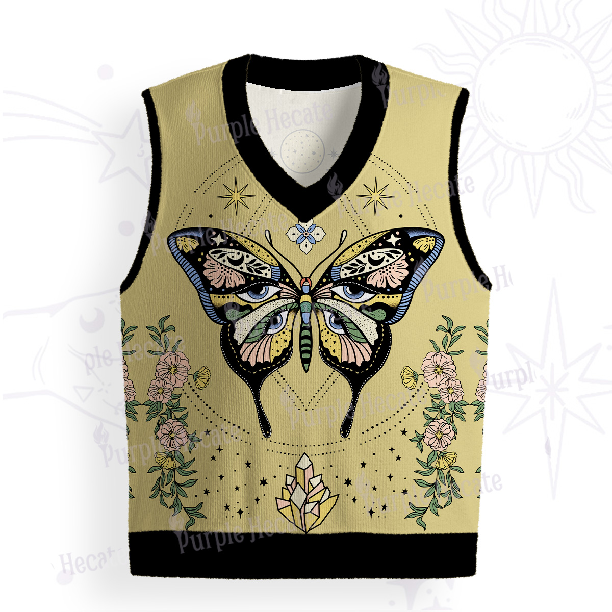 Purplehecate Magical Soul Ugly Sweater Vest