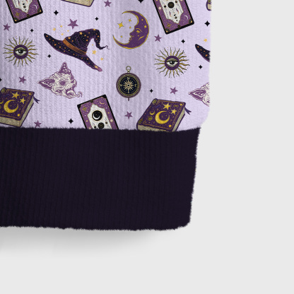 Purplehecate Midnight Witch Tarot Ugly Sweater Vest