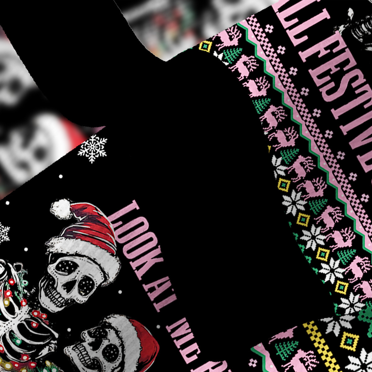 [Copy]Purplehecate Neon Cat Party Fuzzy Ugly Christmas Sweatshirt