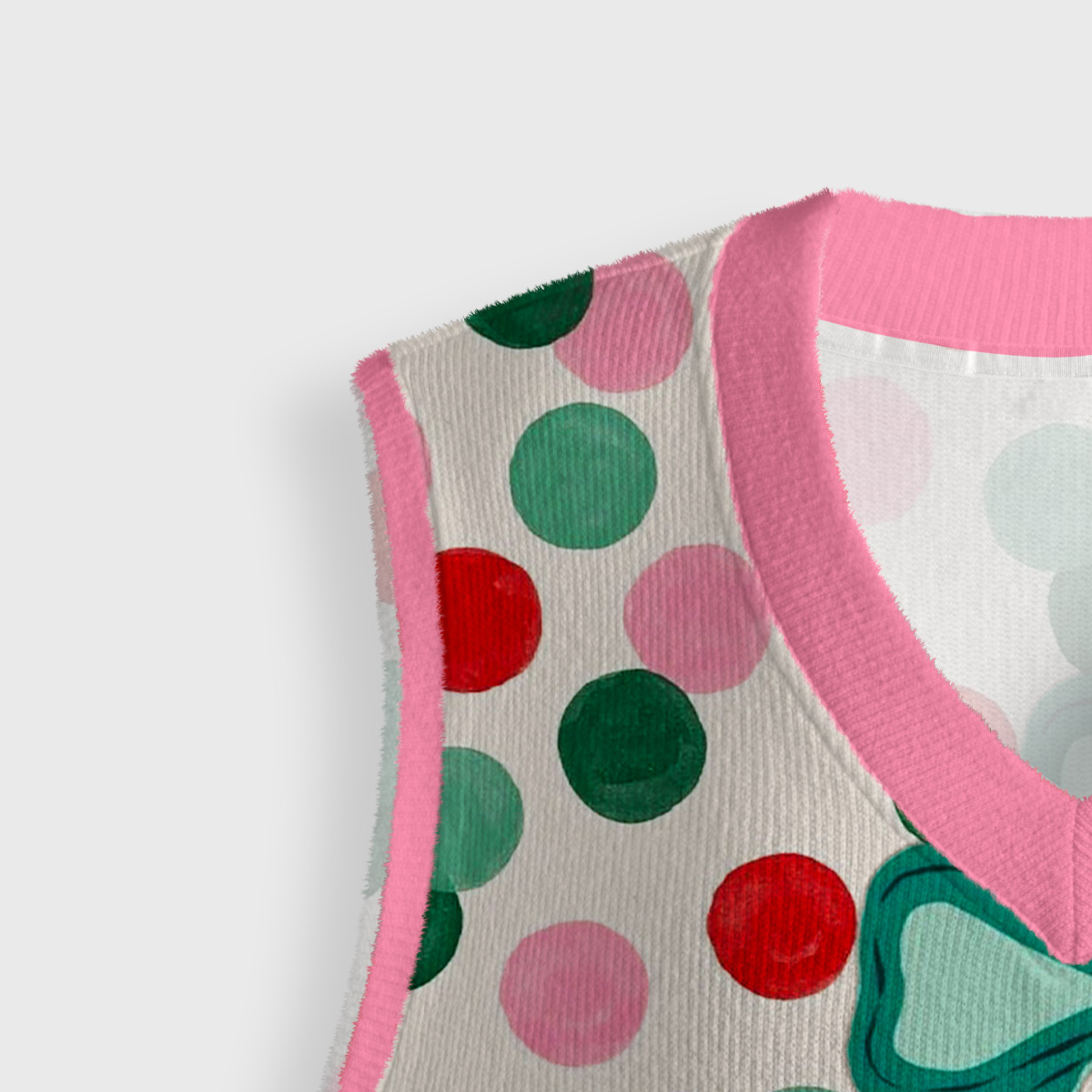 Purplehecate Candy Dot Nutcracker Christmas Ugly Sweater Vest