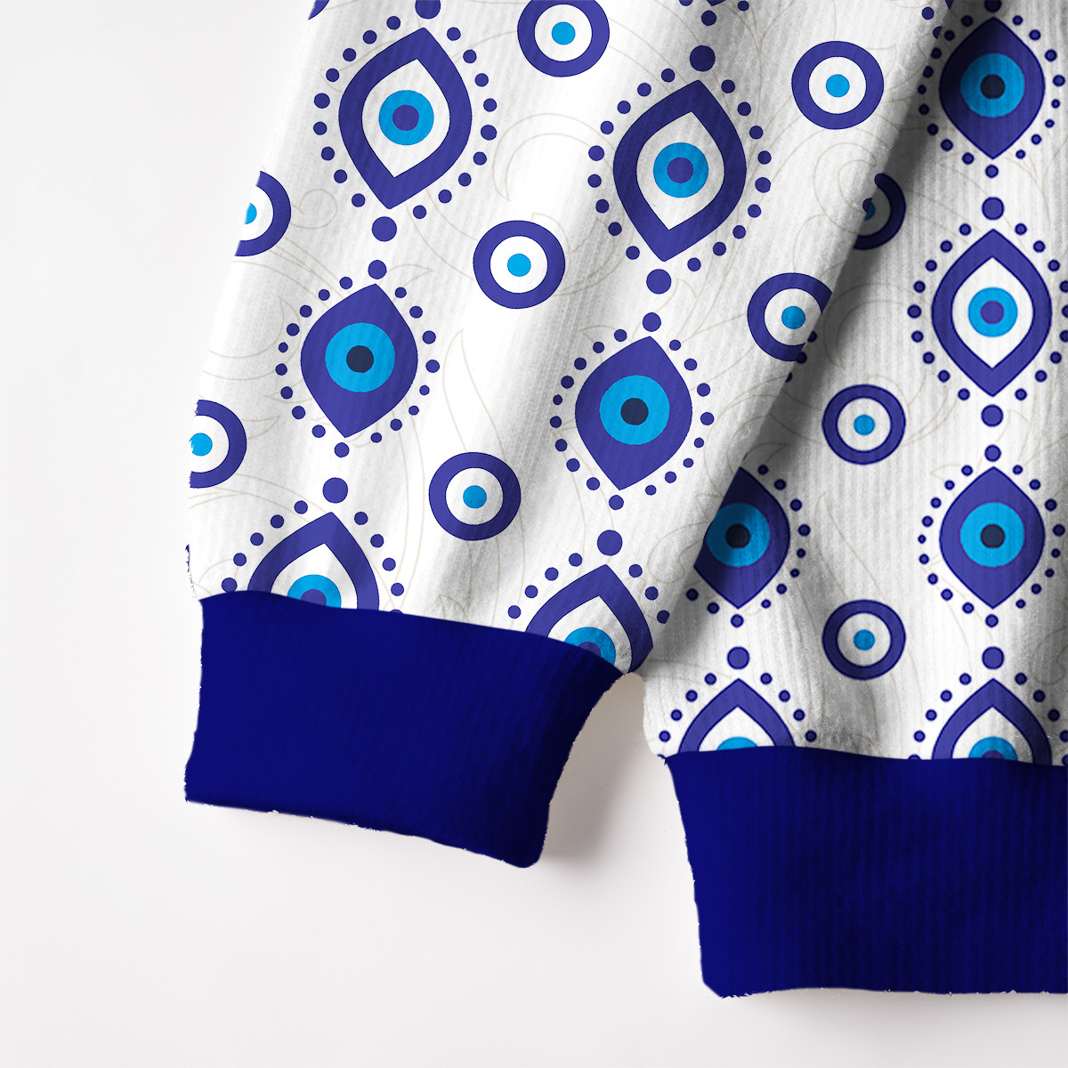 Purplehecate Evil Eye Protection Fuzzy Ugly Christmas Sweatshirt