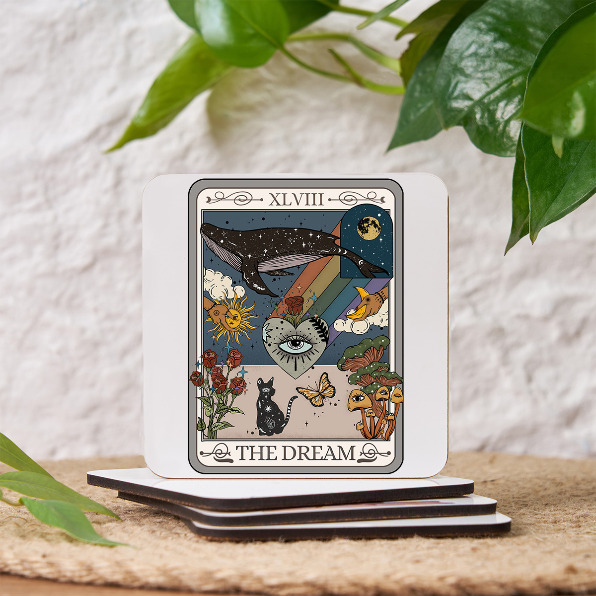Purplehecate The Dream Tarot Coaster