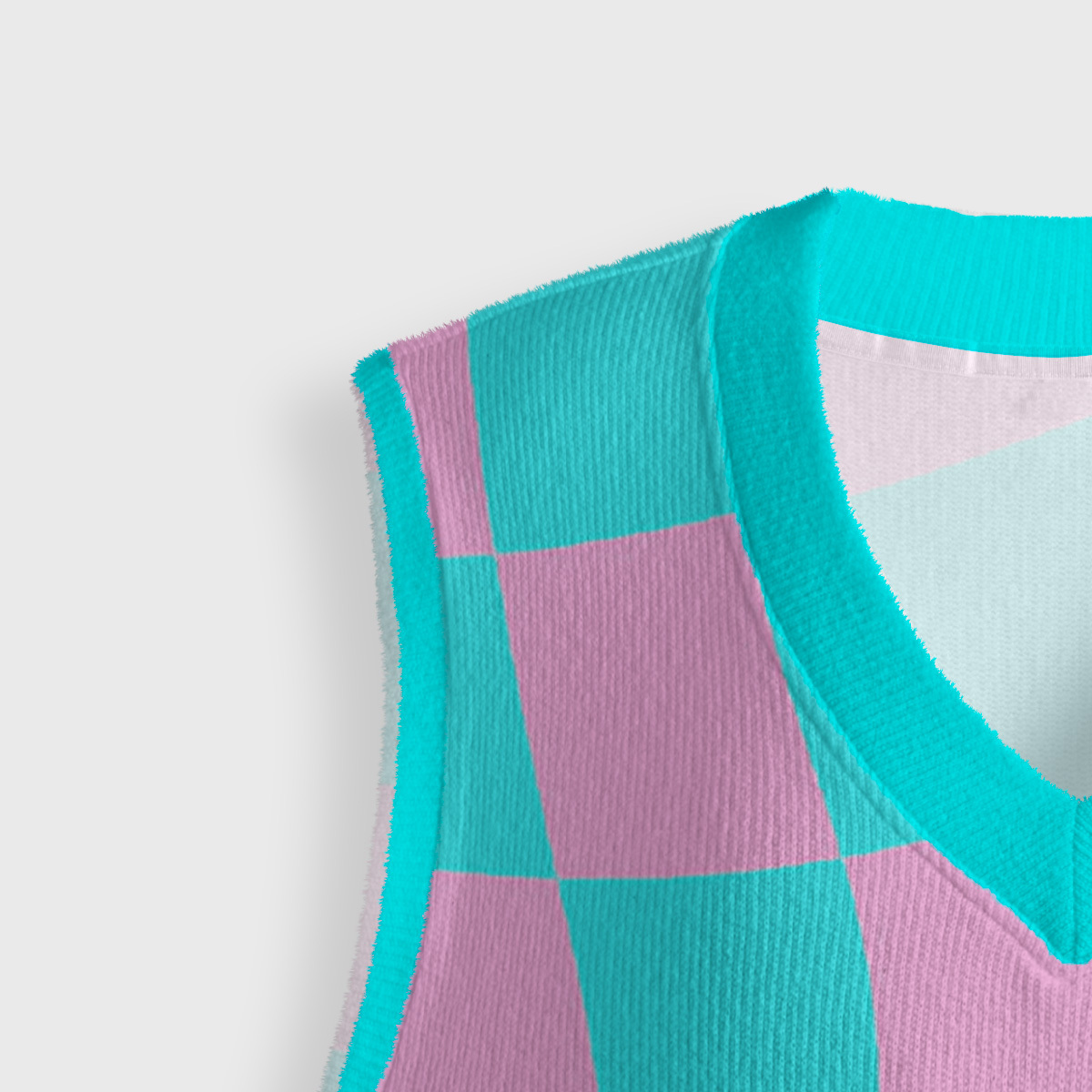 Purplehecate Savage Leopard Evil Eye Ugly Sweater Vest