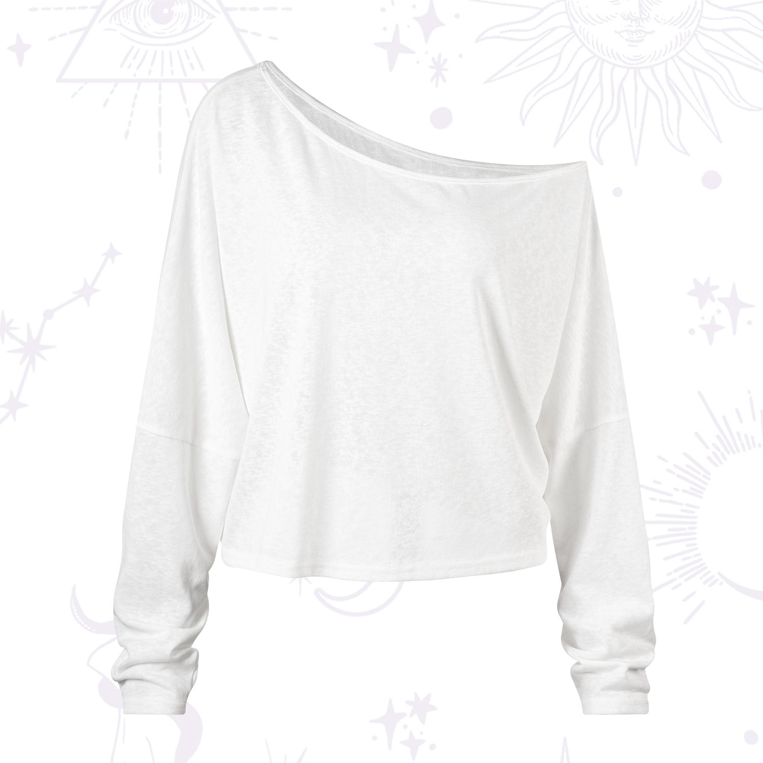 Purplehecate One Shoulder Long Sleeve Shirt