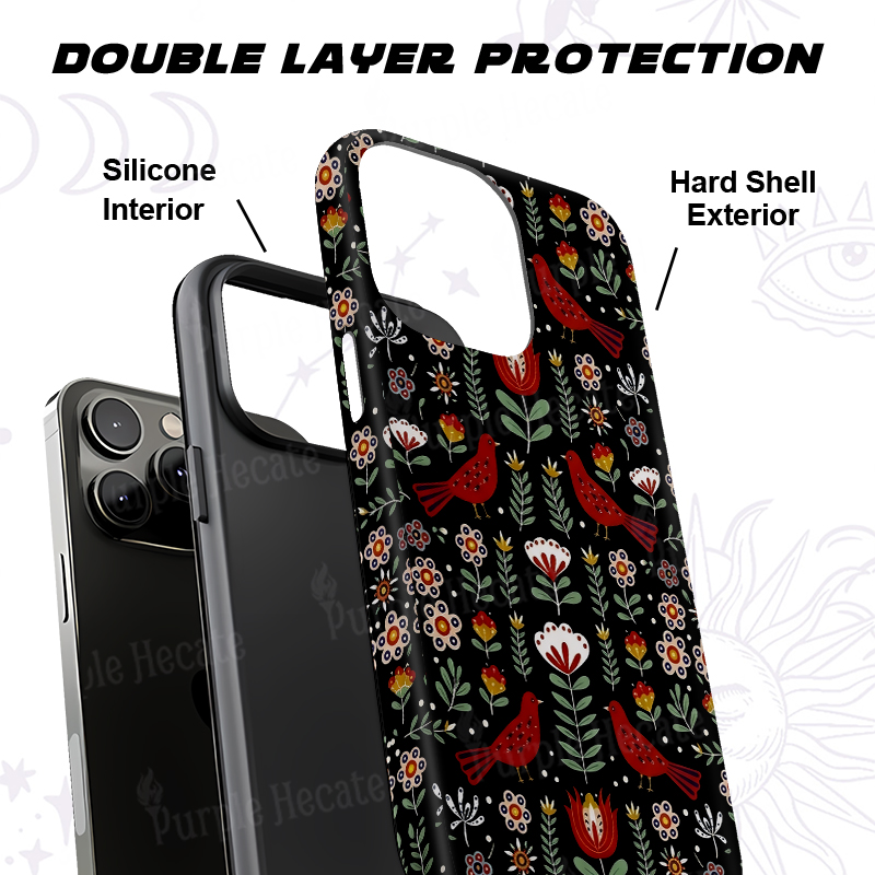 Purplehecate Mystic Forest Bird Phone Case