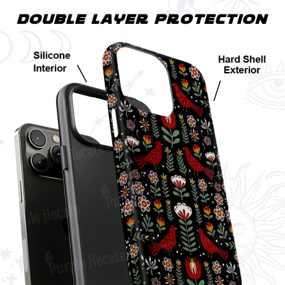 Purplehecate Mystic Forest Bird Phone Case