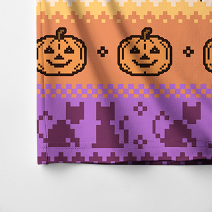Purplehecate Pumpkin Throne of the Witch Cat Halloween Pajamas