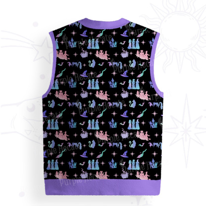 Purplehecate Spellbound Sisters Ugly Sweater Vest