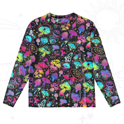 Purplehecate Mystic Love-Eye Mesh Long Sleeve Top