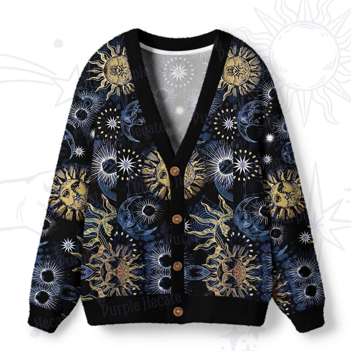 Purplehecate That's It You're Going In The Soup Ugly Cardigan Sweaters