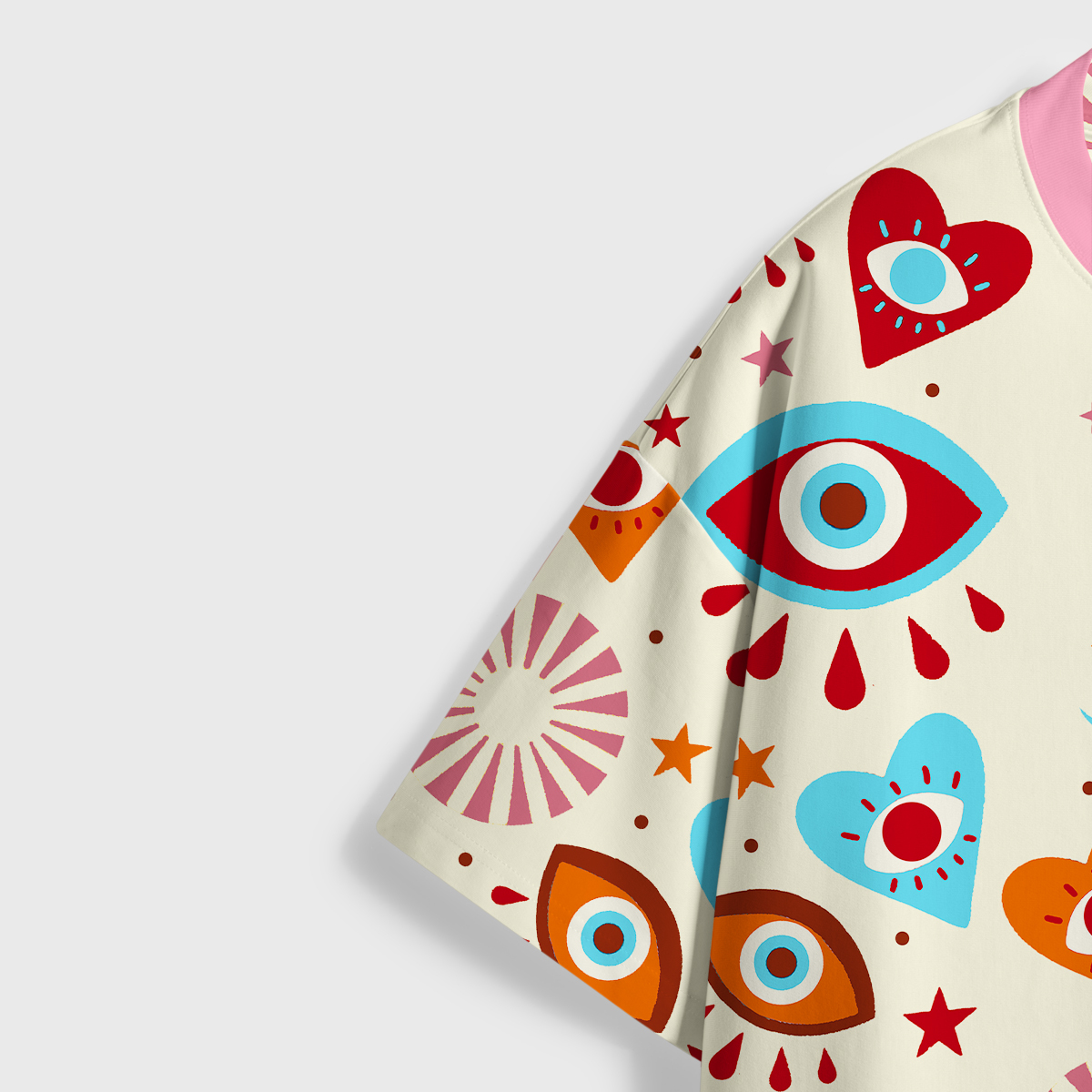 Purplehecate Protective Evil Eye Amulet All Over Print T-Shirt