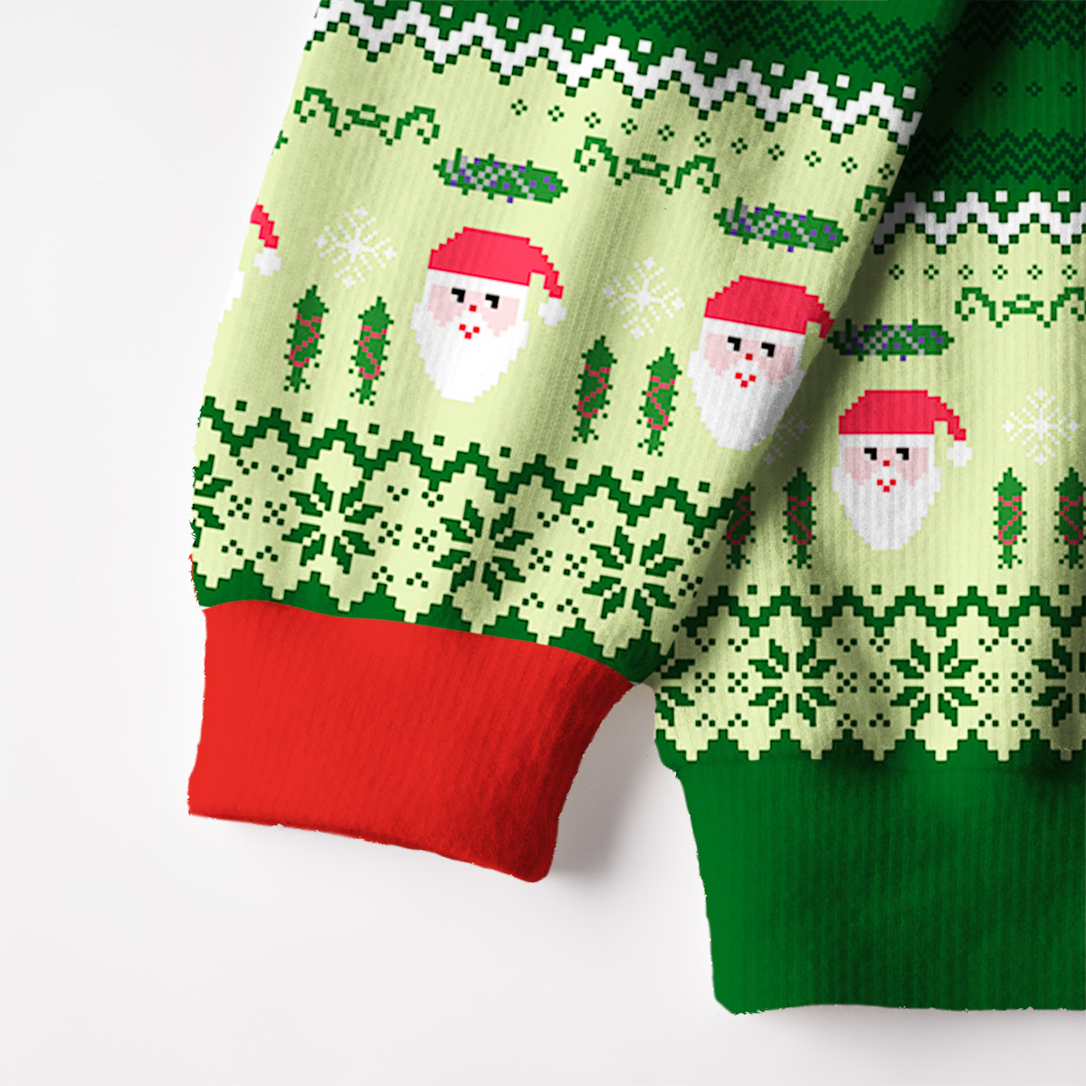 Purplehecate Go Sage Yourself Fuzzy Ugly Christmas Sweatshirt