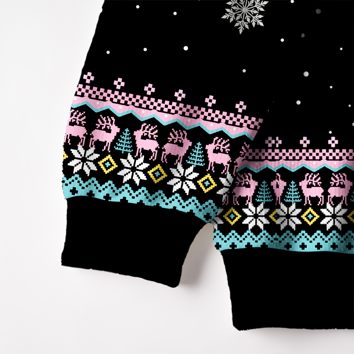 Purplehecate Dead Inside But Jolly AF Christmas Fuzzy Ugly Christmas Sweatshirt