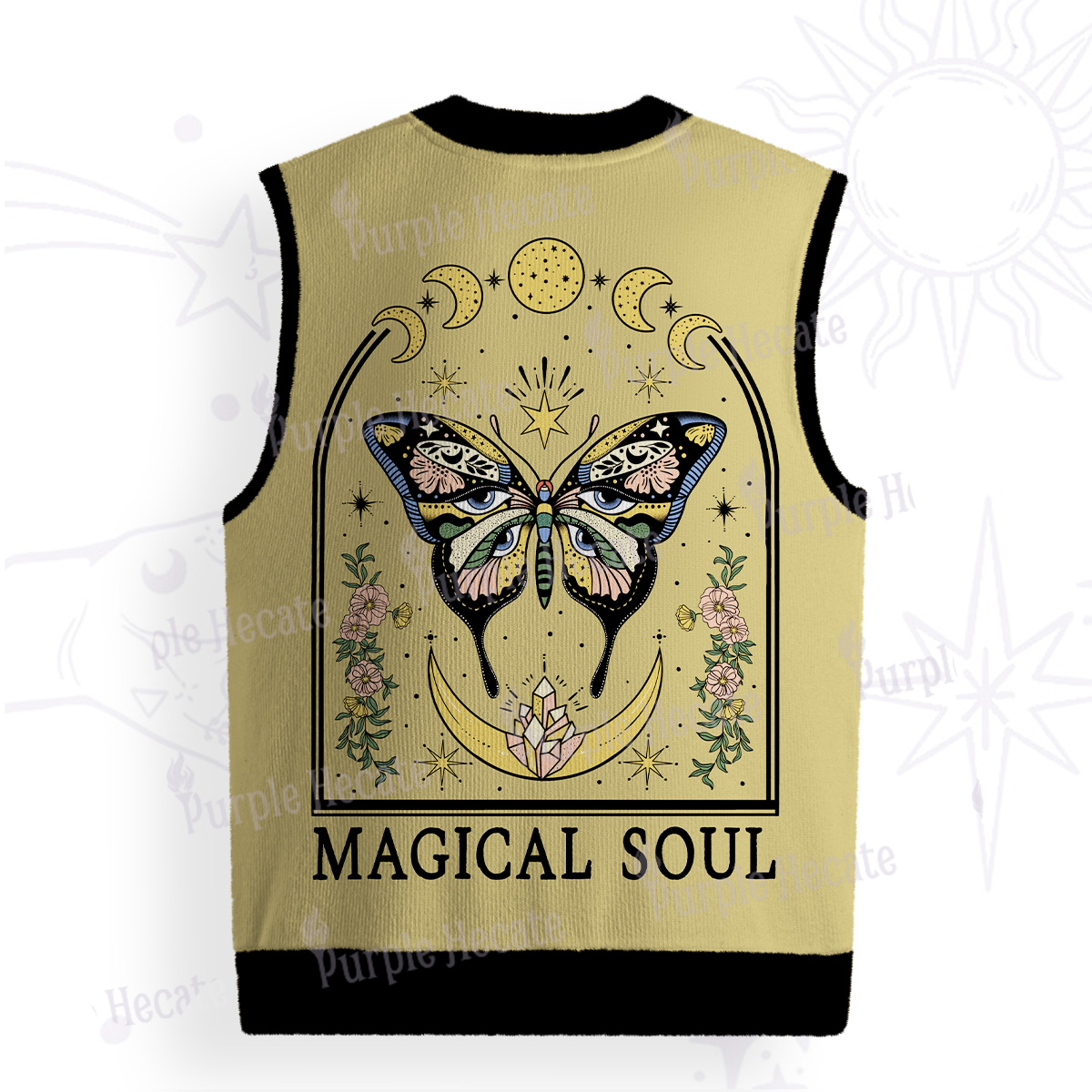 Purplehecate Magical Soul Ugly Sweater Vest