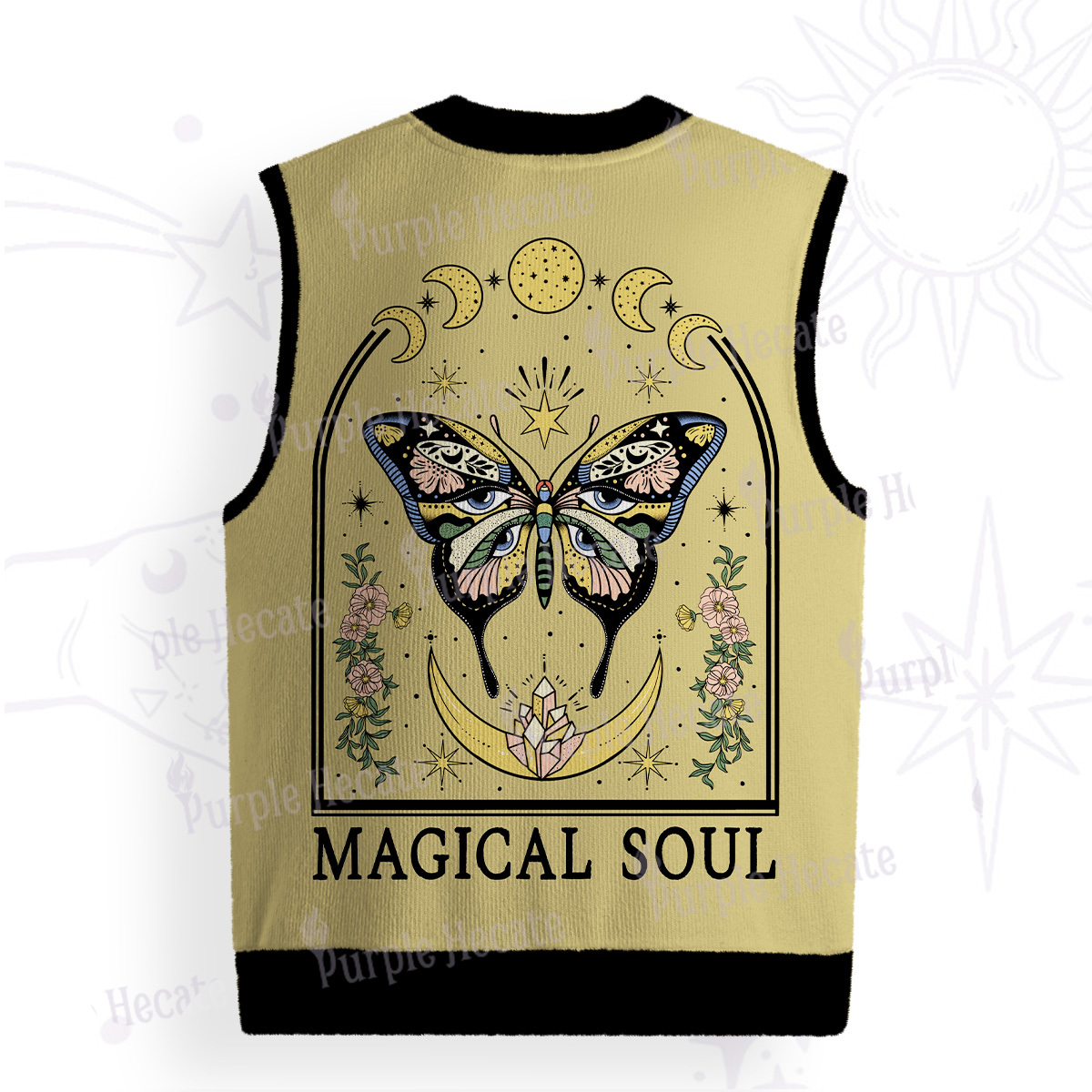 Purplehecate Magical Soul Ugly Sweater Vest