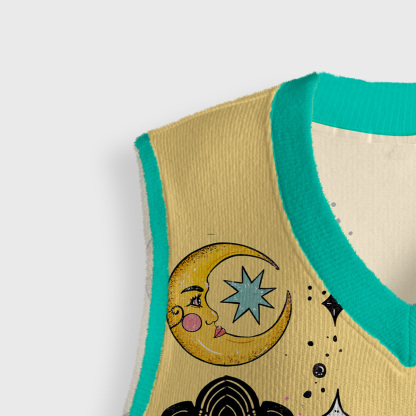 Purplehecate The Team Trash Opossum Tarot Ugly Sweater Vest