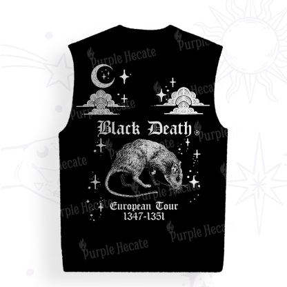 Purplehecate Black Death European Tour Ugly Sweater Vest