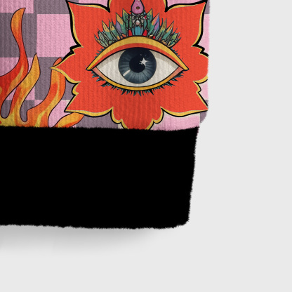 Purplehecate Awakening Flame Ugly Sweater Vest