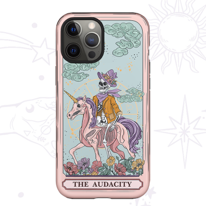 Purplehecate The Audacity Tarot Card Phone Case