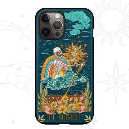 Purplehecate The Audacity Skeleton Phone Case