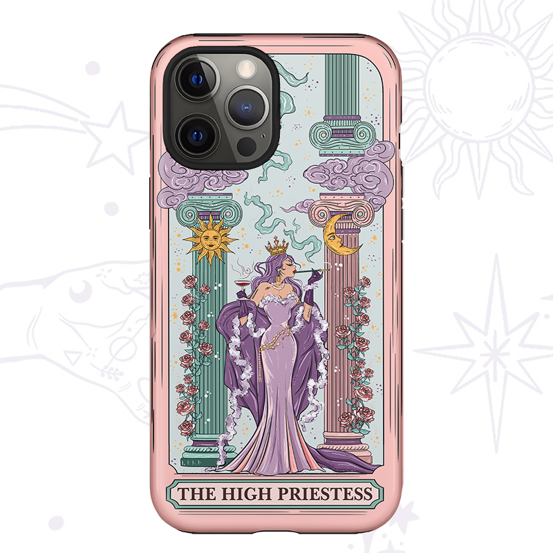 Purplehecate The High Priestess Tarot Phone Case