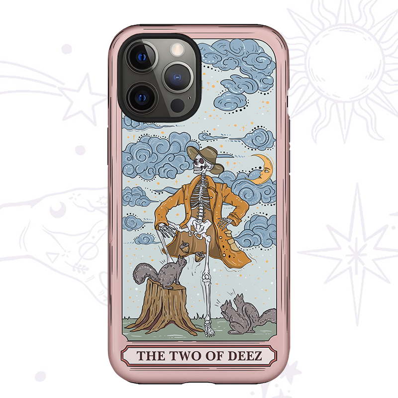 Purplehecate The Two Of Deez Tarot Phone Case