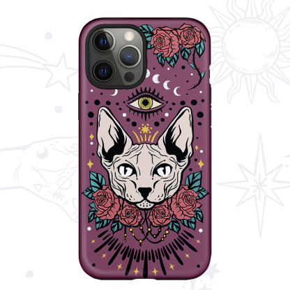 Purplehecate Mystical Cat Phone Case