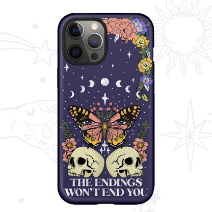 Purplehecate The Endings Won't End You Phone Case