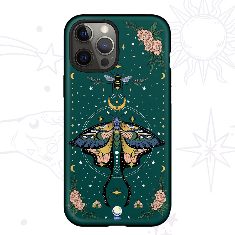 Purplehecate Mystical Moth Phone Case