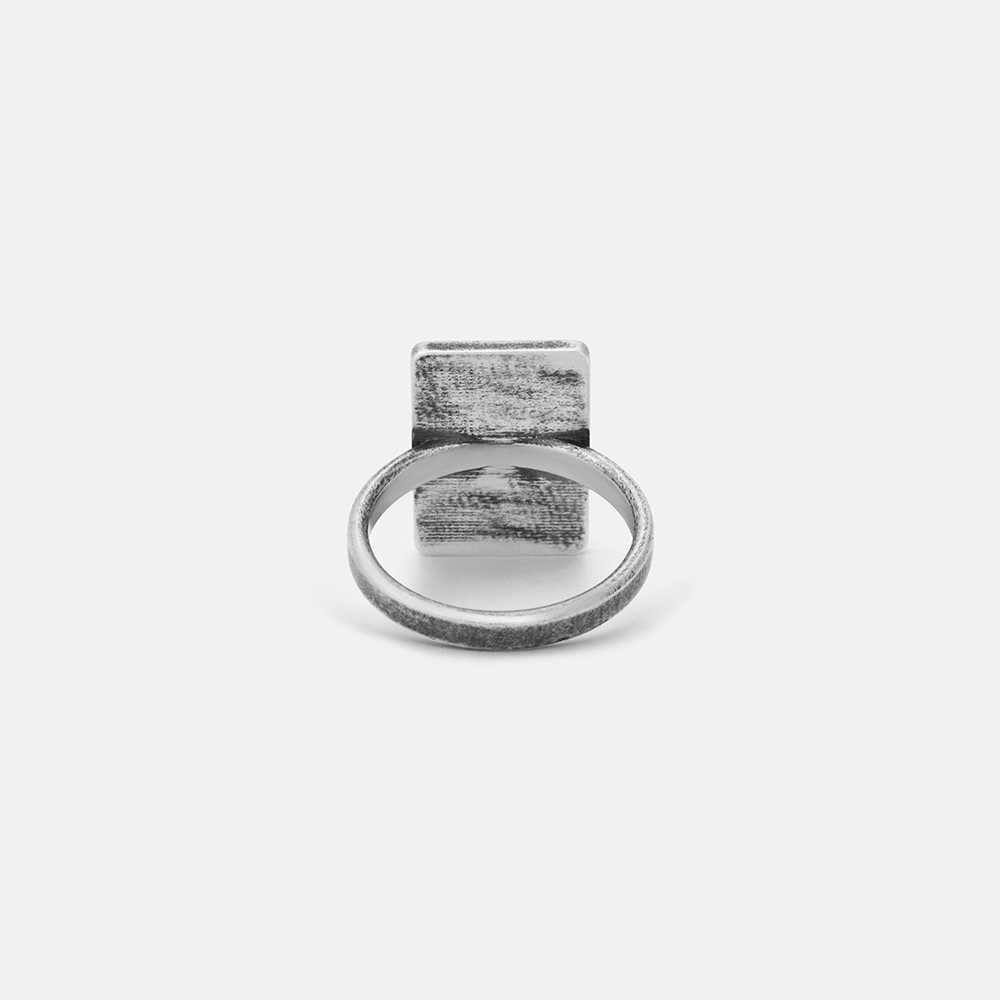 Purplehecate The Audacity Tarot Card  Sterling Silver Ring