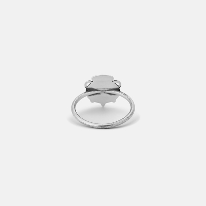Purplehecate Witch Cauldron Charm Sterling Silver Ring
