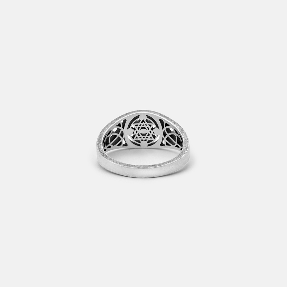 Purplehecate Star of David Sterling Silver Ring