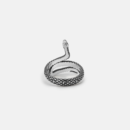 Purplehecate Celestial Snake Sterling Silver Ring