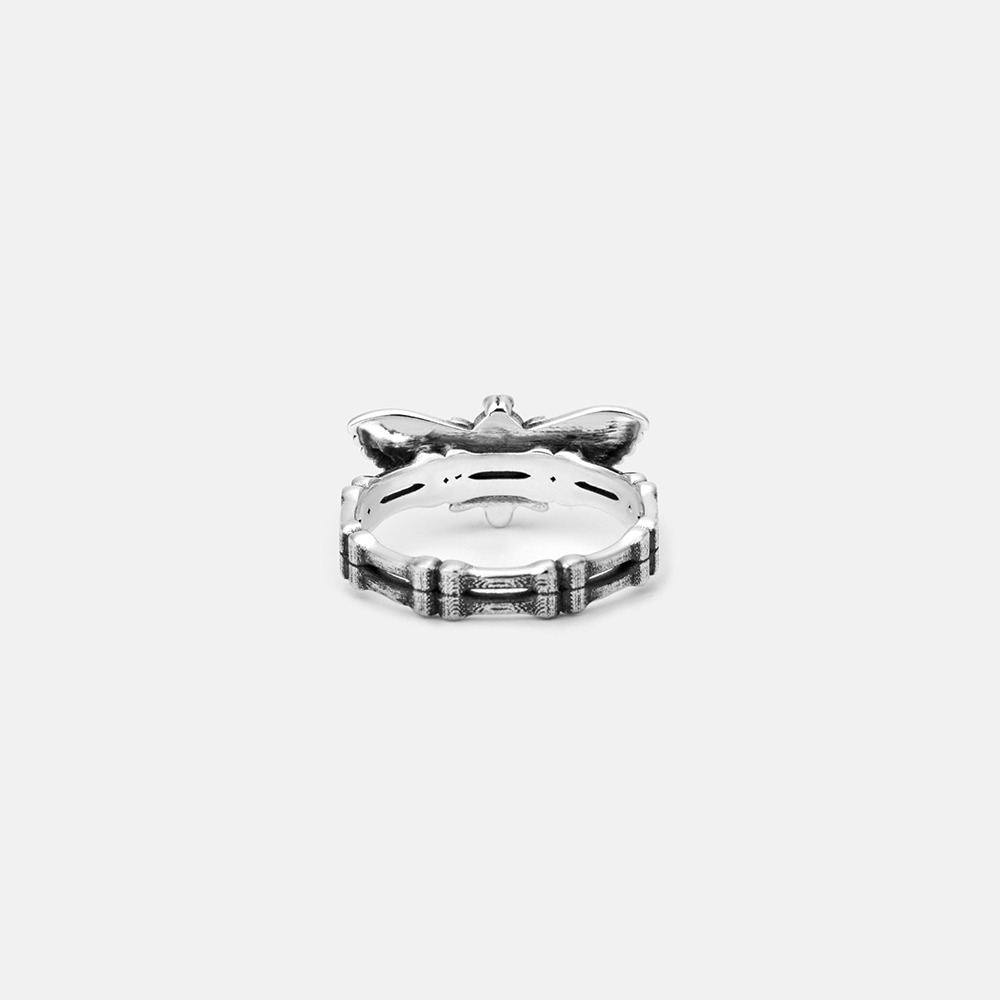 Purplehecate Death Moth Sterling Silver Ring