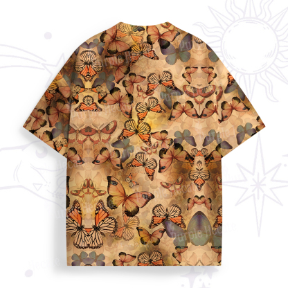 Purplehecate Monarch Butterfly Print All Over Print T-Shirt