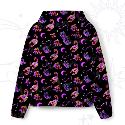 Purplehecate Scorpio Spirit Zodiac All-Over Print Hoodie