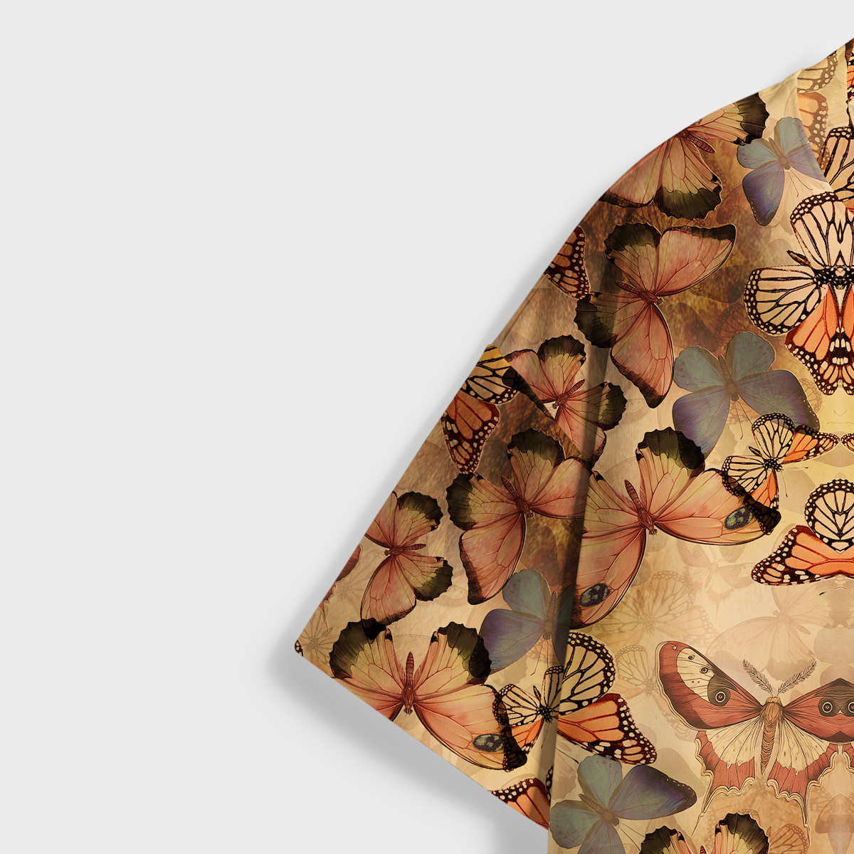 Purplehecate Monarch Butterfly Print All Over Print T-Shirt