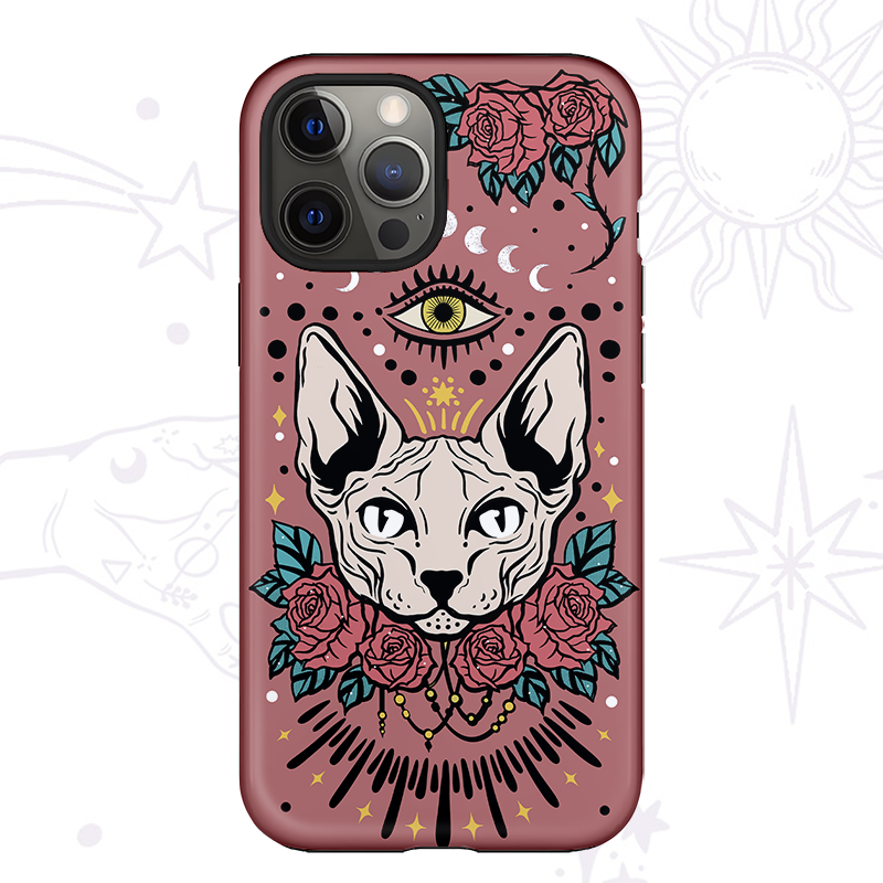 Purplehecate Mystical Cat Phone Case